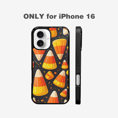 iPhone 16 Case — Halloween Candy Corn, Unique Phone Case Design