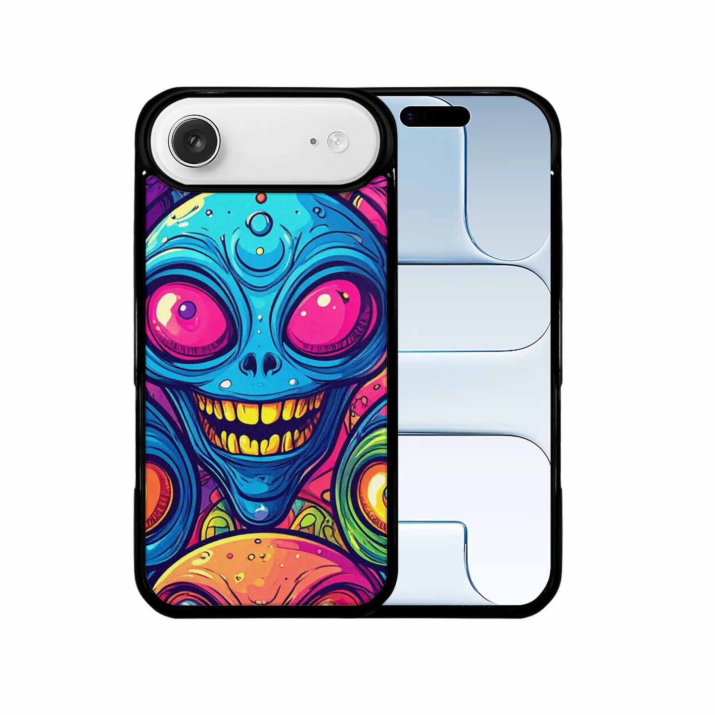 iPhone 17 Air Case — Alien Ufo Cartoon Art Pattern Alien, Unique Phone Case Design