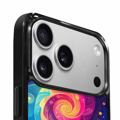 iPhone 17 Pro Max Case — Rose Galaxy Art Seamless Galaxy Space, Custom Printed Phone Case