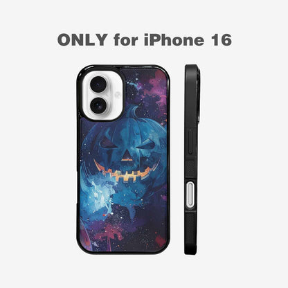 iPhone 16 Case — Eamless Repeating Pattern Of Overlapping Pumpkin, Customized Protective Case