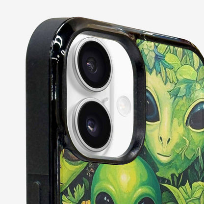 iPhone 16 Case — Aliens Pattern Hundreds Of Sma Giq, Original Design Phone Case