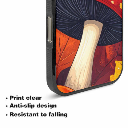 iPhone 16 Pro Case — Bold Autumn Mushroom Bold Autumn Mushroom, Custom Art Phone Cover