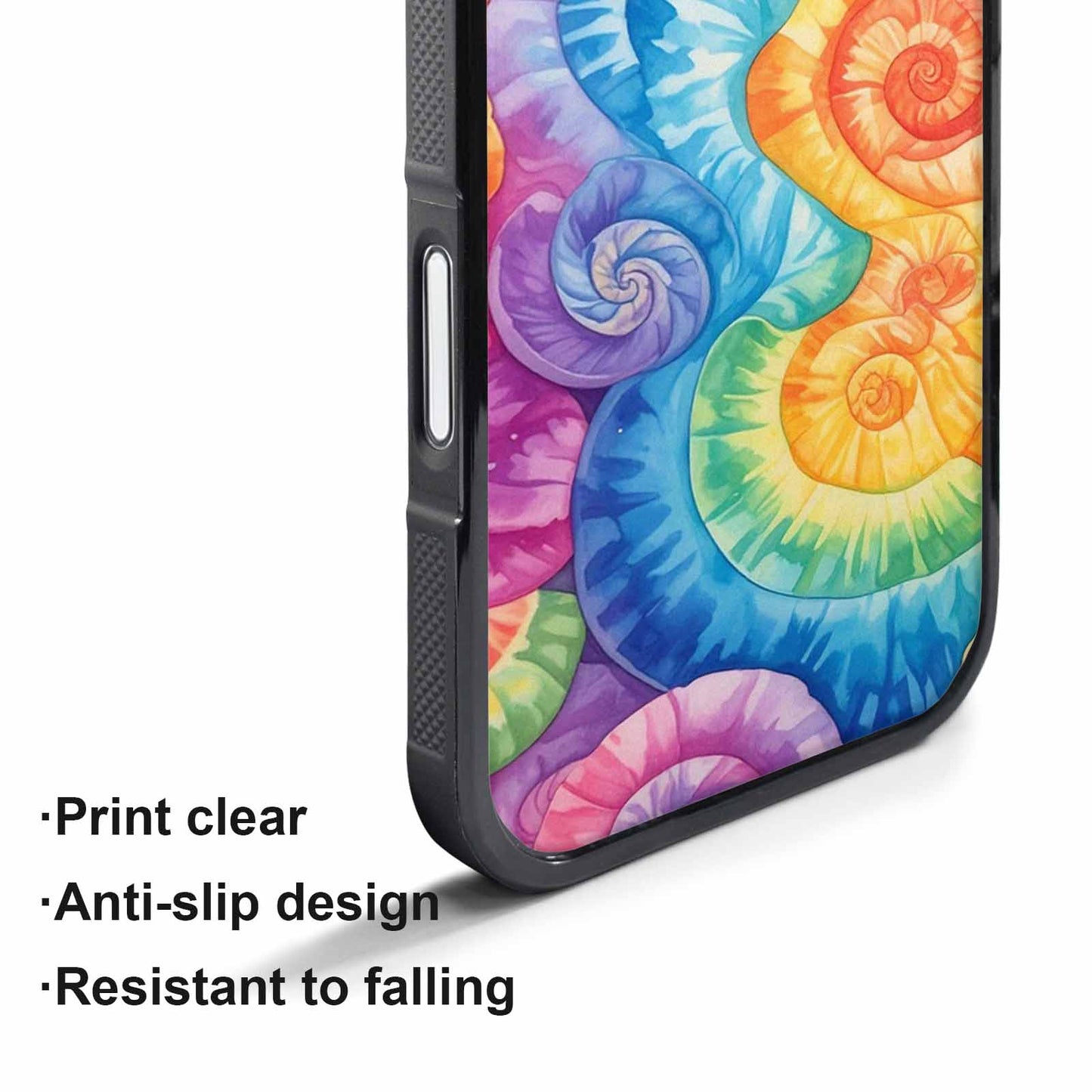 iPhone 17 Pro Case — Tie Dye Swirls Tie Dye Tie, Custom Art Phone Cover