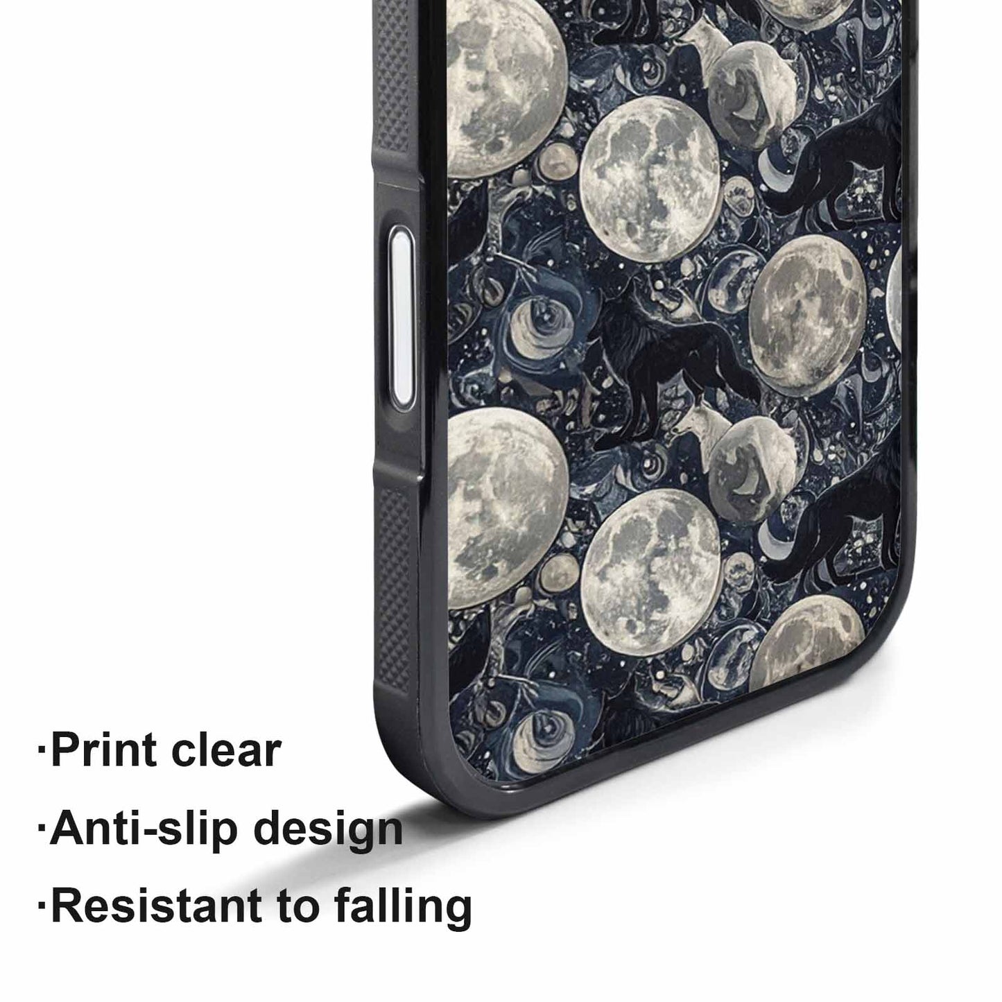 iPhone 17 Pro Case — Wolves Everywhere Collage Overlap Small Original, Customized Protective Case