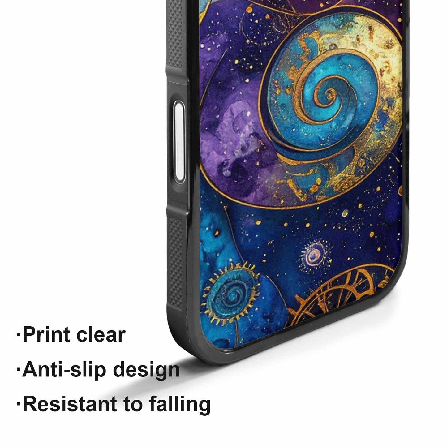 iPhone 17 Case — Steampunk Galaxy Art Seamless Galaxy Space, Custom Art Phone Cover