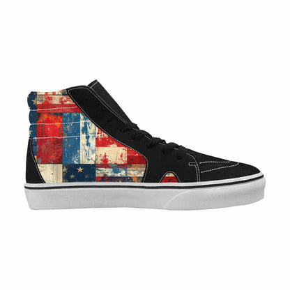 MEN'S American Flag Stars High Top Canvas Cottagecore Shoes
