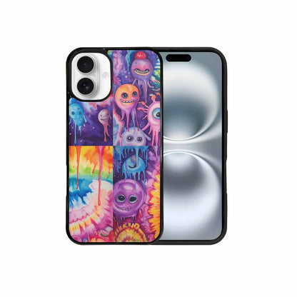 iPhone 16 Plus Case — Aliens Tie Dyemelting Aliens P, Customized Protective Case