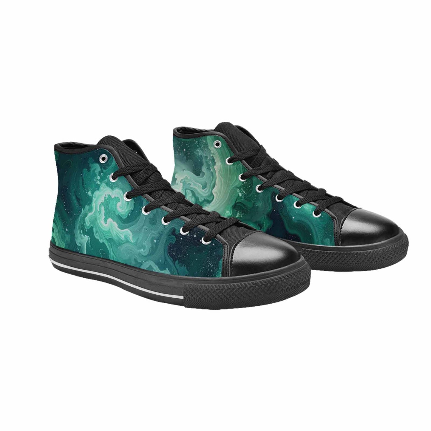 WOMEN'S Galaxy Art - High Top Canvas Dreamcore Sneakers
