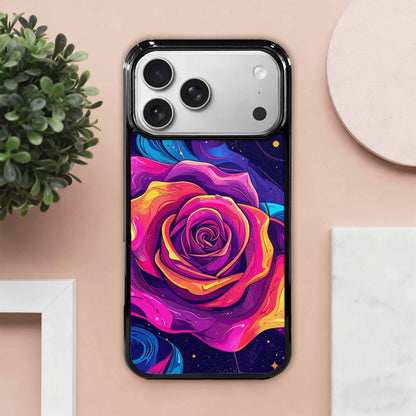 iPhone 17 Pro Max Case — Rose Galaxy Art Seamless Galaxy Space, Original Design Phone Case