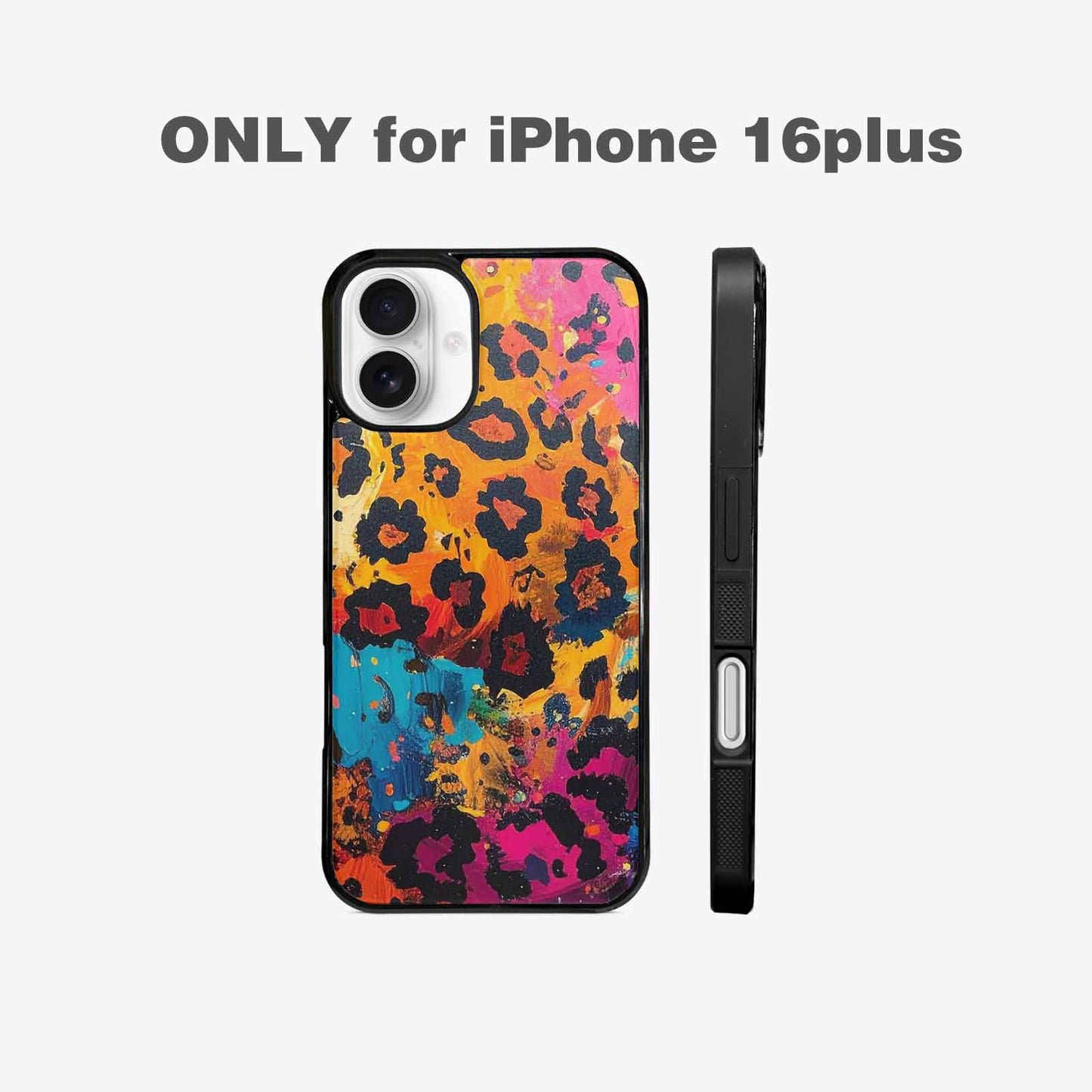 iPhone 16 Plus Case — Full Color Vibrant Animal Print Animal, Personalized Phone Case