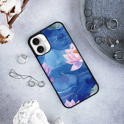iPhone 16 Plus Case — Water Lilies Impressionist, Custom Printed Phone Case
