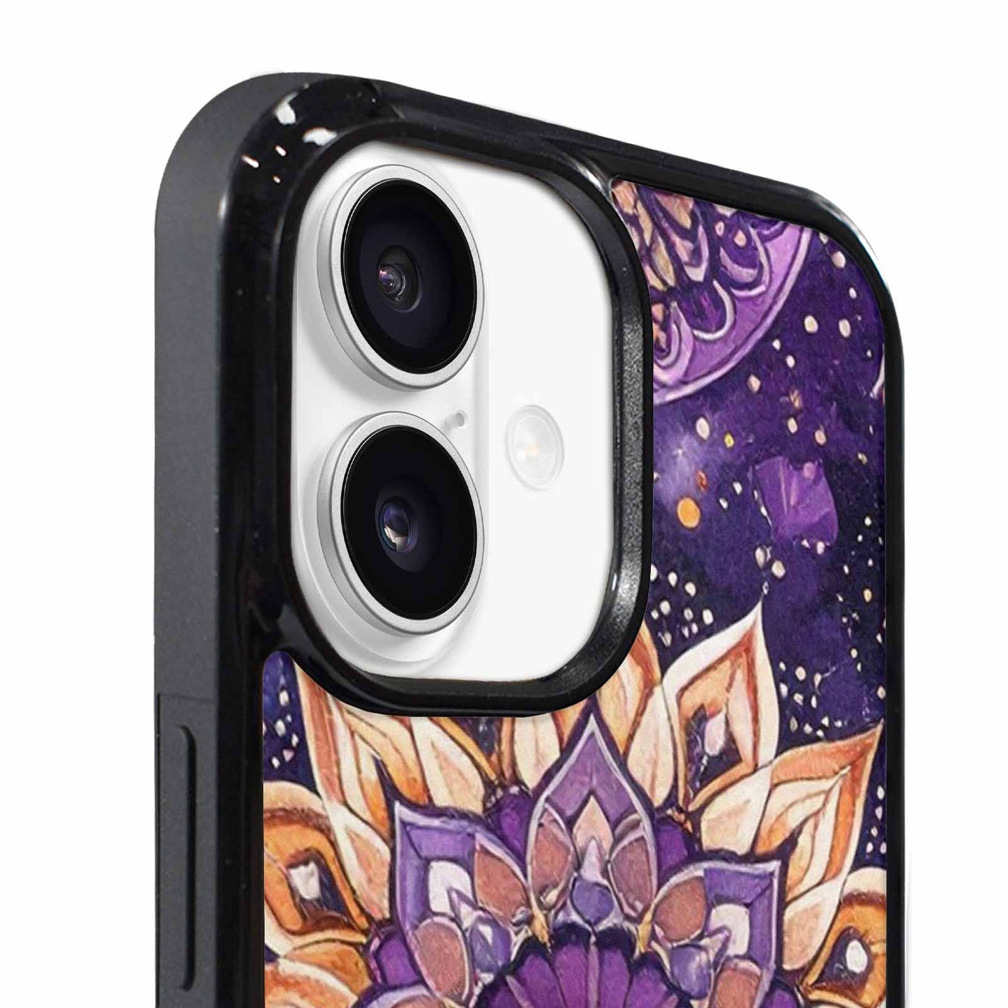 iPhone 17 Case — Small Mandala Pattern, Randomly Floral, Custom Printed Phone Case