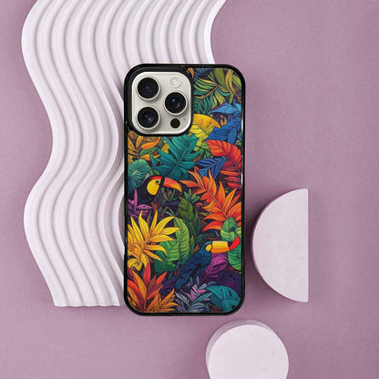 iPhone 16 Pro Max Case — Toucan Jungle Toucan Jungle Pattern Hundreds, Unique Phone Case Design