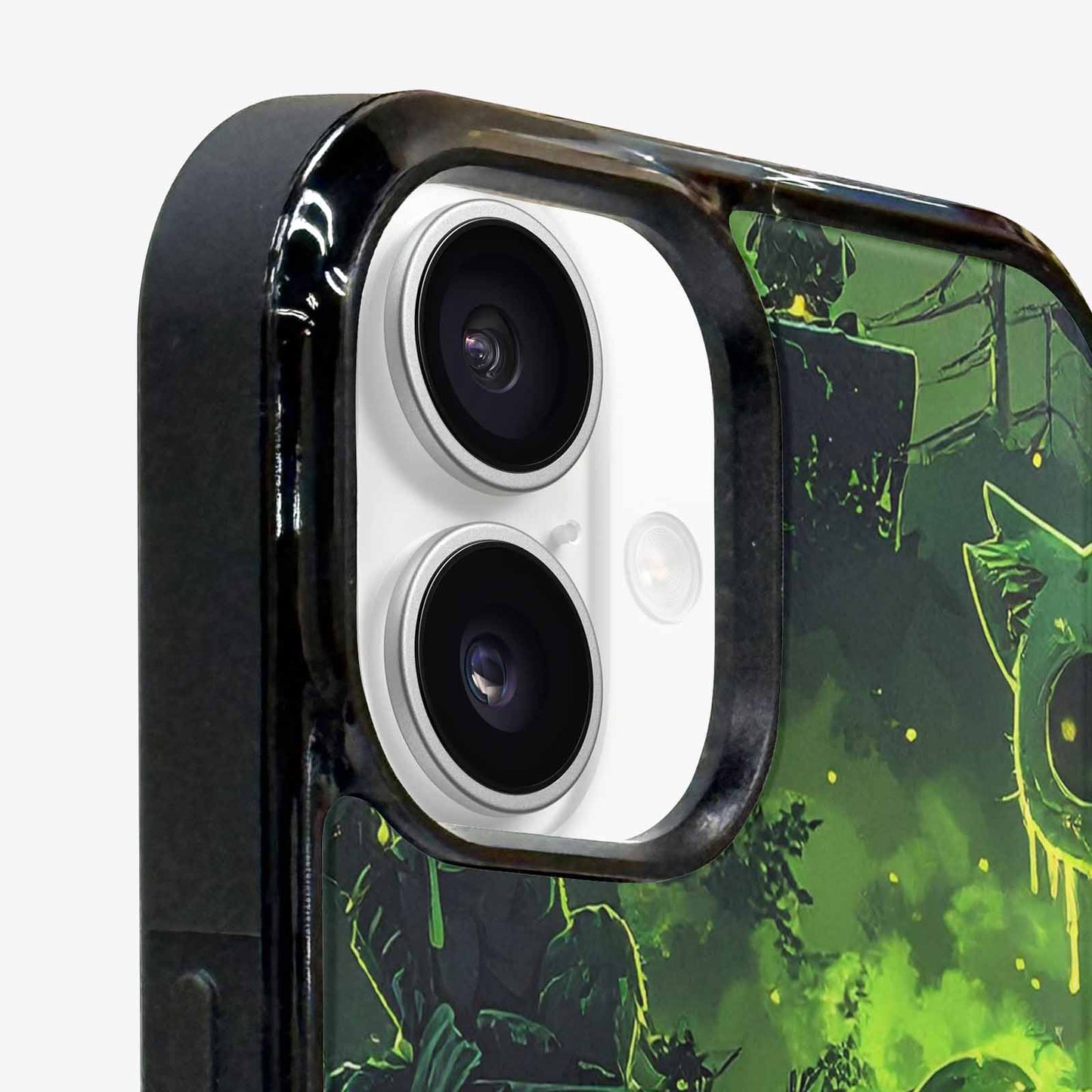 iPhone 16 Case — Toxic Melting Skeleton Cats Small Toxic, Personalized Phone Case