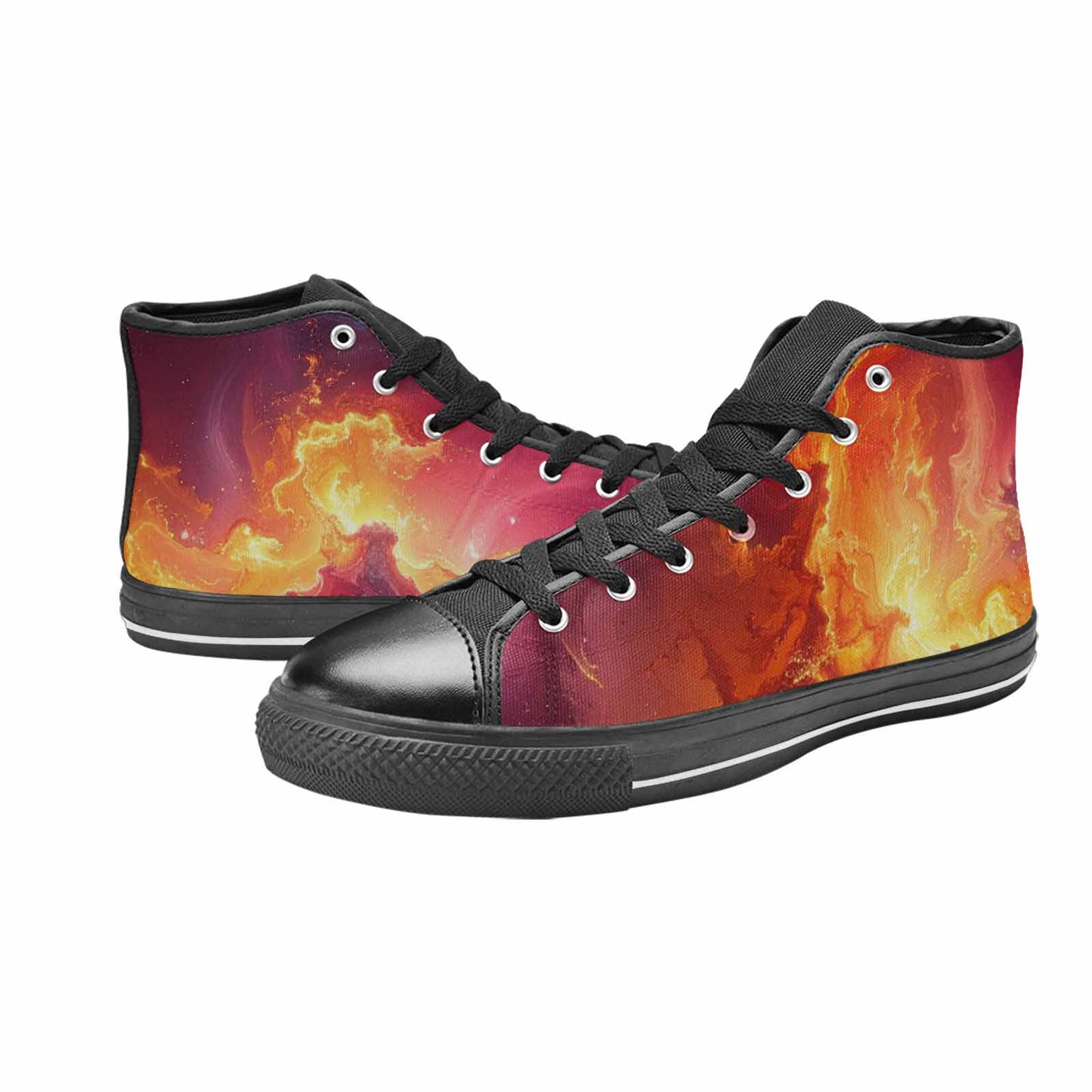 MEN'S Galaxy Art - High Top Canvas Surreal Custom Shoes