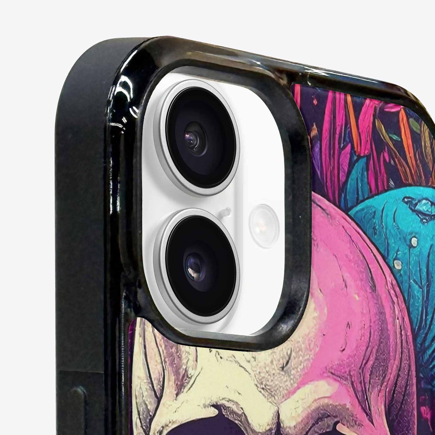 iPhone 16 Case — Mushroom Skull Custom, Original Design Phone Case
