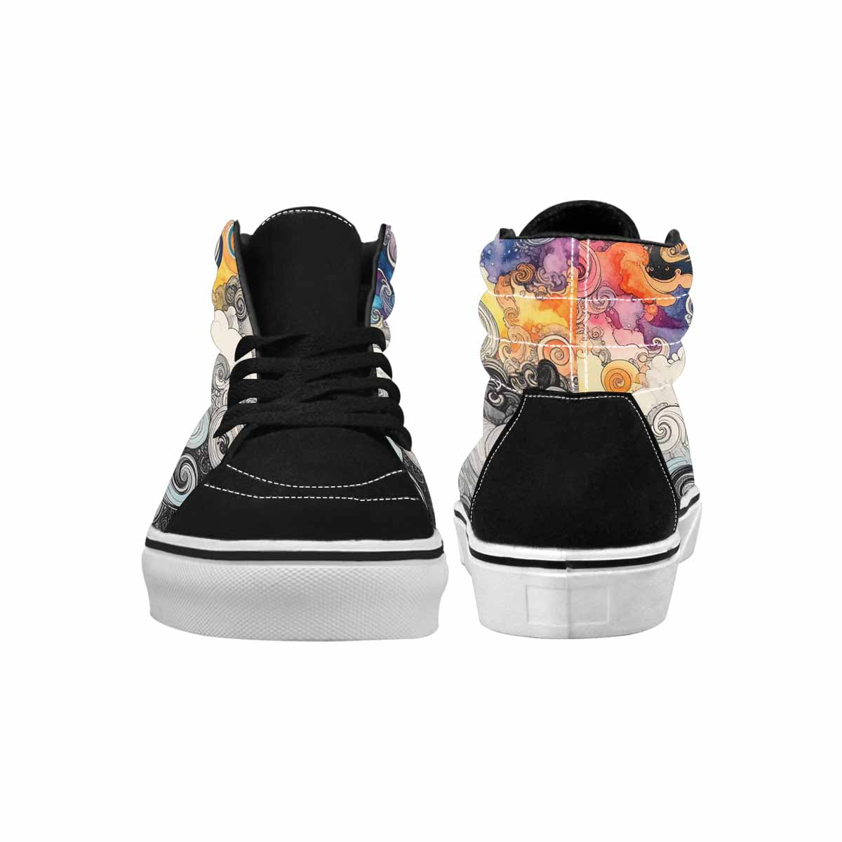 MEN'S Tie High Top Canvas Y2K Custom Shoes