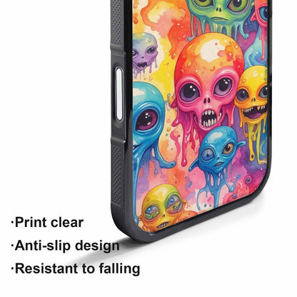 iPhone 17 Pro Case — Aliens Tie Dyemelting Aliens P Tie, Customized Protective Case