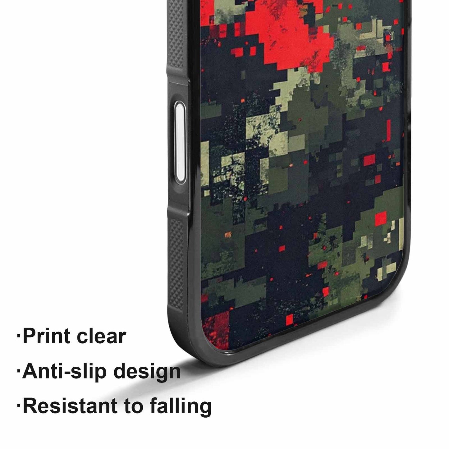 iPhone 17 Case — Small Military Camouflage Blotch Camo, Custom Phone Case