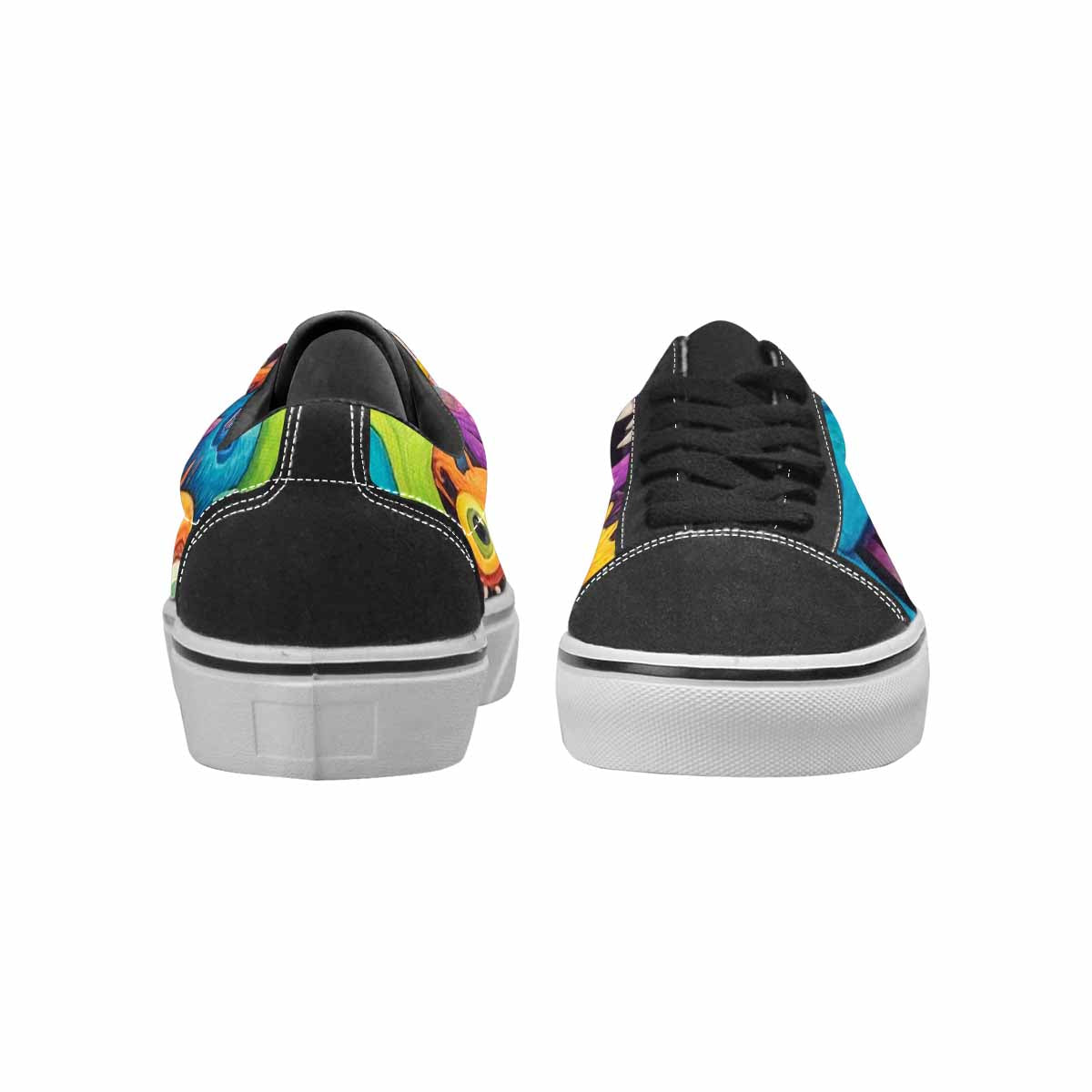 WOMEN'S Multi Lace-Up Canvas Grunge Custom Shoes