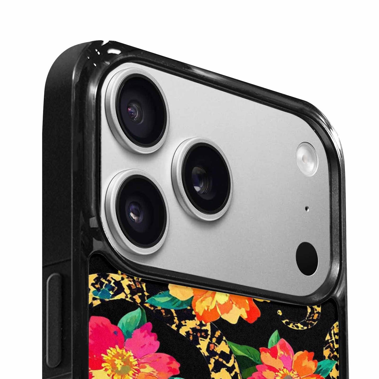 iPhone 17 Pro Max Case — Snakes Print Floral Seamless Floral, Customized Protective Case