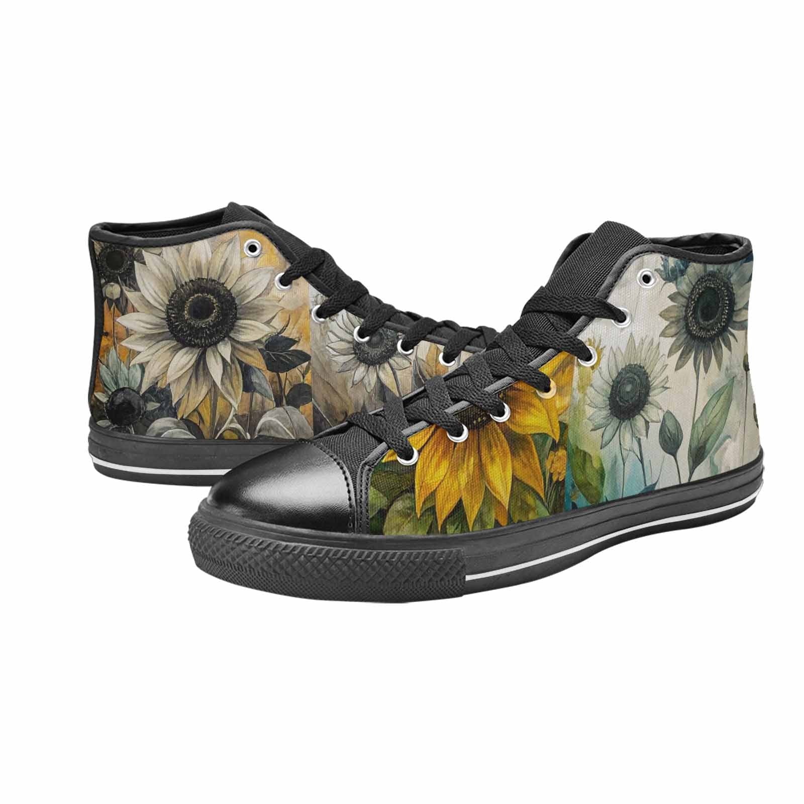 MEN'S Blend Melt Them High Top Canvas Vivid Custom Sneakers