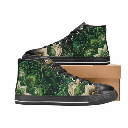 WOMEN'S Mandala High Top Canvas Aesthetic Custom Shoes