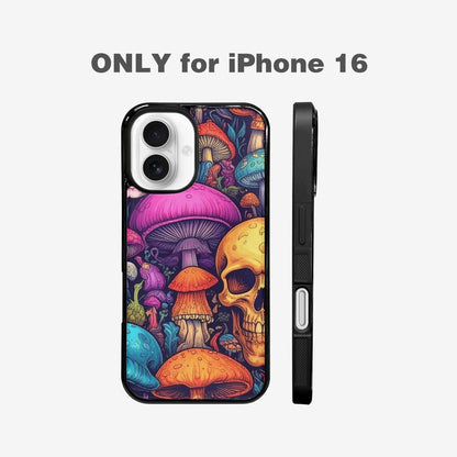 iPhone 16 Case — Mushroom Skull, Personalized Phone Case
