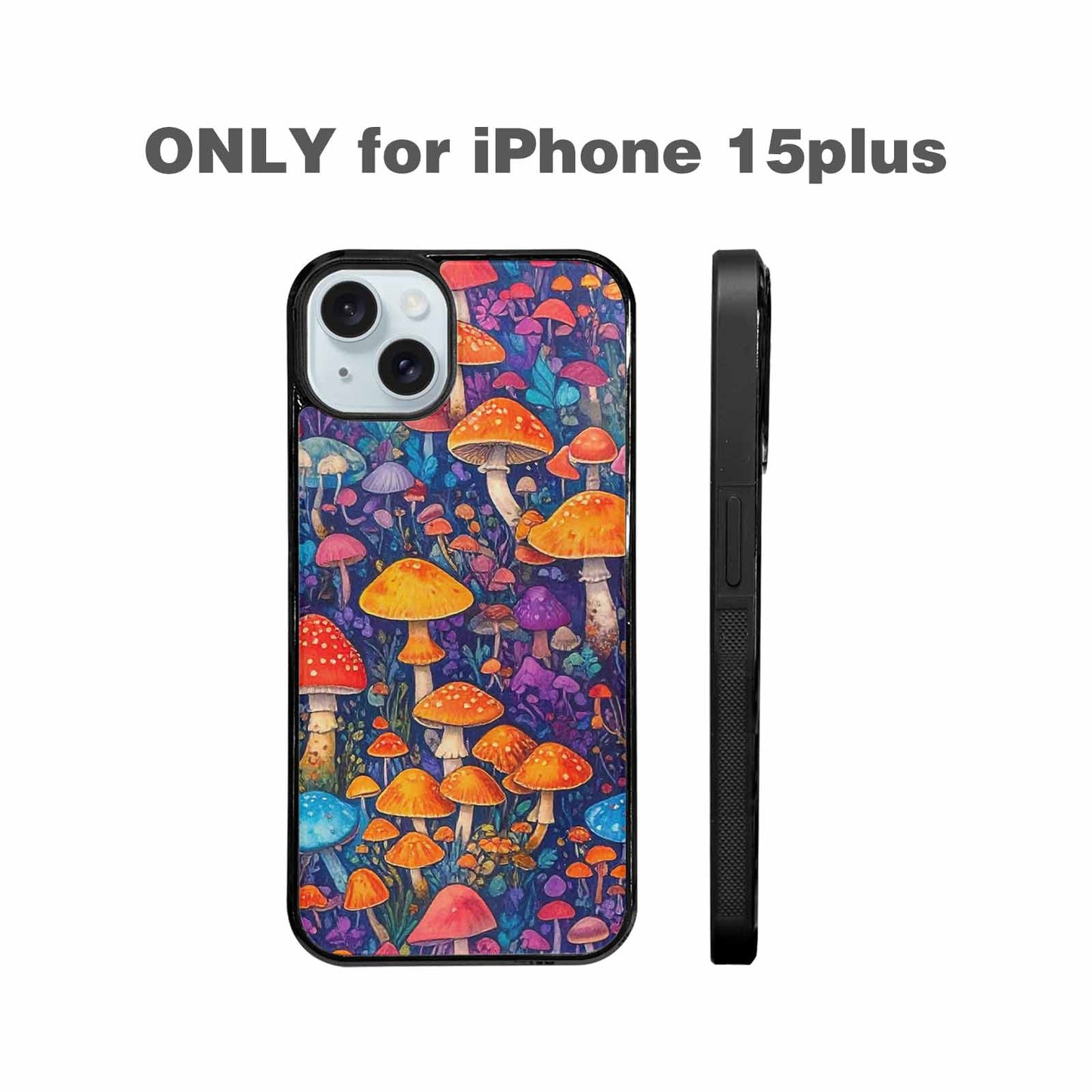 iPhone 15 Plus Case — Mushrooms General Mushrooms Pa, Custom Designed Case Cover