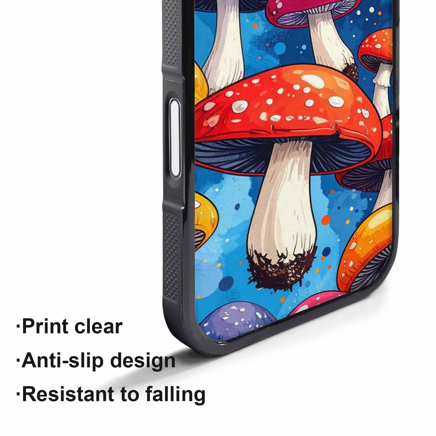 iPhone 17 Pro Case — Vivid Winter Mushroom Seamless Cartoon Cute, Personalized Phone Case