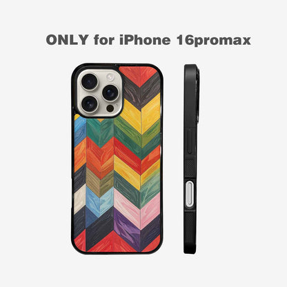 iPhone 16 Pro Max Case — Progress Pride Flag Color Theme Small, Personalized Phone Case
