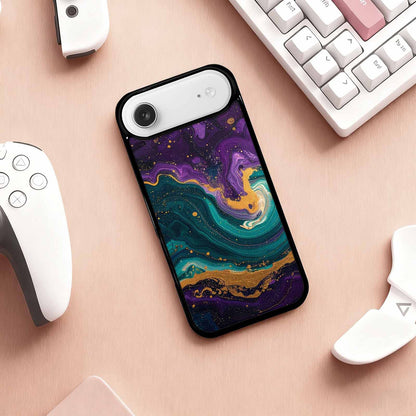 iPhone 17 Air Case — Marble Galaxy Swirl Galaxy Space, Customized Protective Case