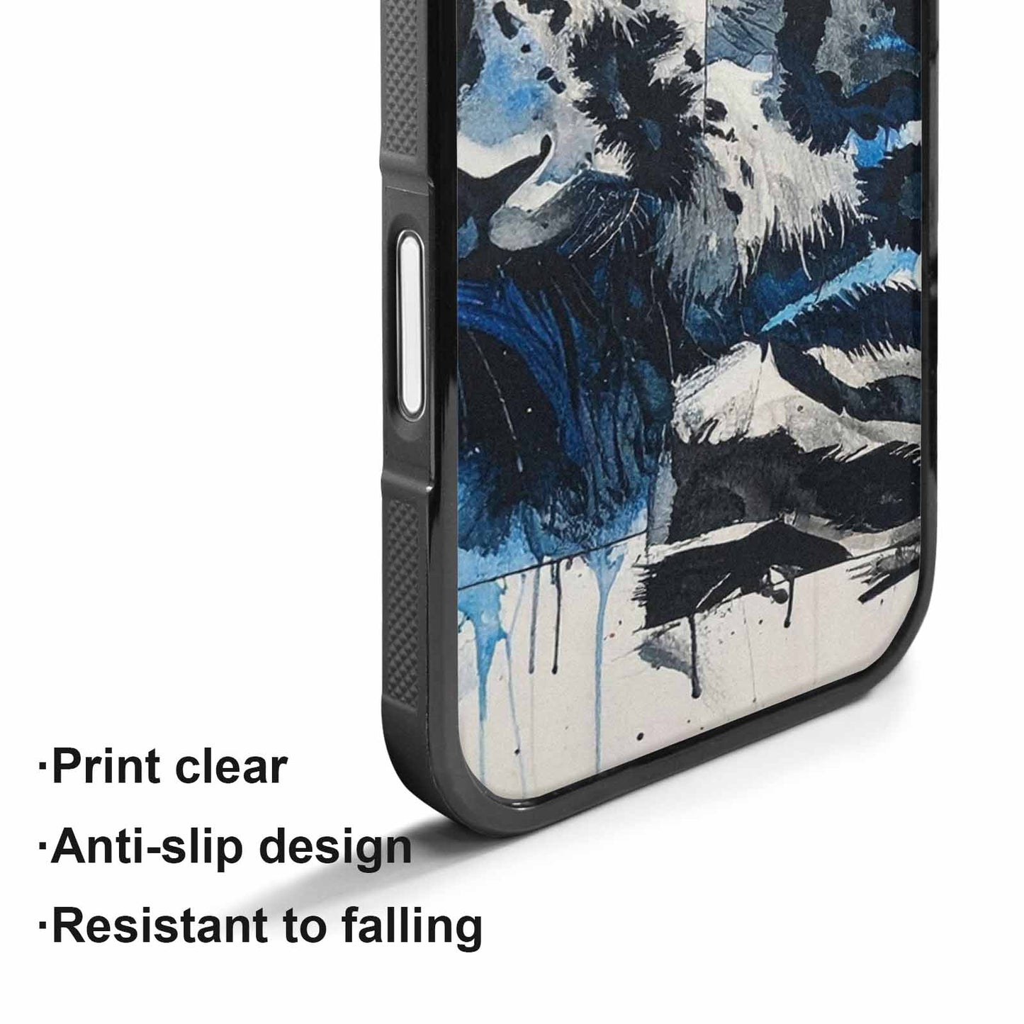 iPhone 17 Case — Animal Print Black &amp; Animal Print, Custom Printed Phone Case