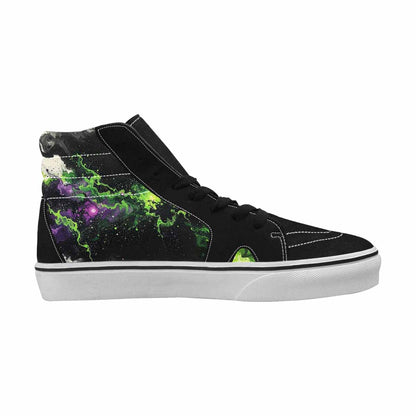 MEN'S Galaxy Nebula High Top Canvas Neon Fantasy Shoes
