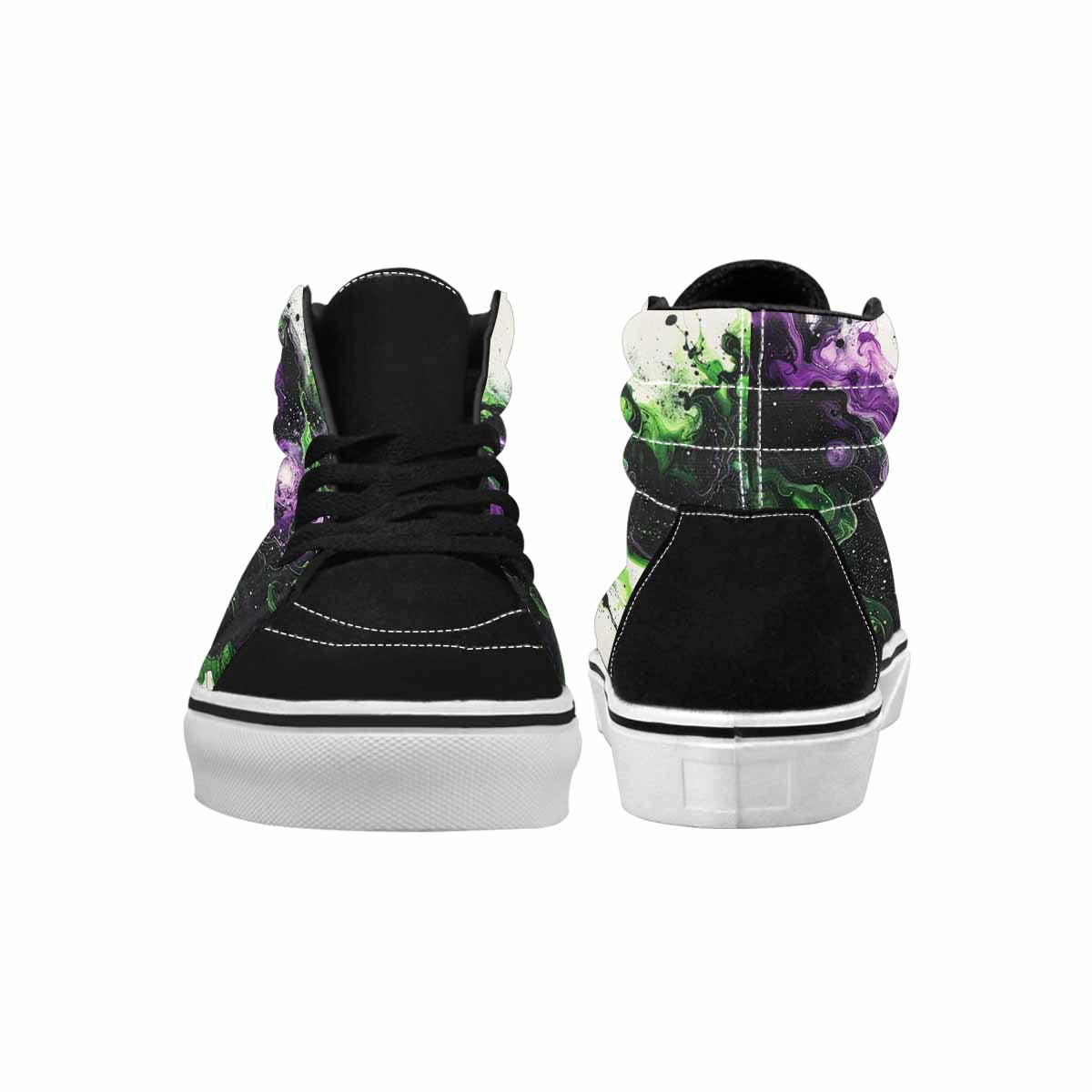 MEN'S Galaxy Nebula High Top Canvas Wallpaper Art Custom Sneakers