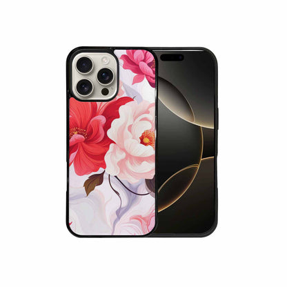 iPhone 16 Pro Max Case — Marble Floral Custom, Custom Art Phone Cover