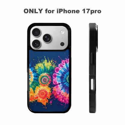 iPhone 17 Pro Case — Tie Dye Mixed Style Custom Tie, Customized Protective Case