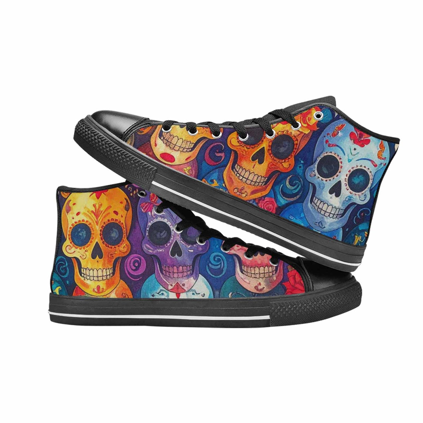 MEN'S Skull High Top Canvas Dreamcore Shoes