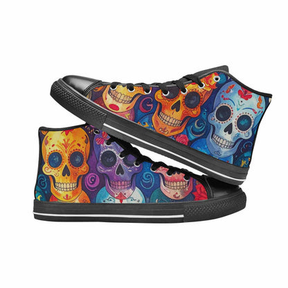 MEN'S Skull High Top Canvas Dreamcore Shoes