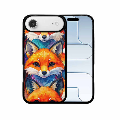 iPhone 17 Air Case — Watercolor Kawaii Fox Faces Watercolor Abstract, Custom Designed Case Cover