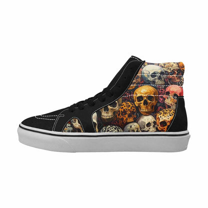 MEN'S Skulls High Top Canvas Y2K Shoes