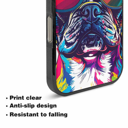 iPhone 16 Pro Max Case — French Bulldog Pop Art Pattern, Custom Print Case Cover
