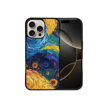iPhone 16 Pro Max Case — Blend All Versions Together Melting Together, Custom Print Case Cover