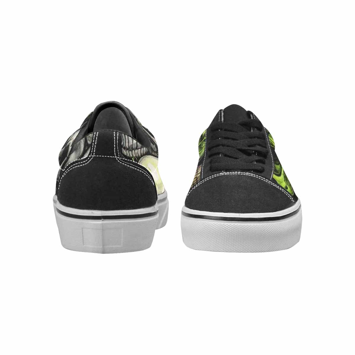 WOMEN'S Rainbow From Skull S Lace-Up Canvas Aesthetic Shoes