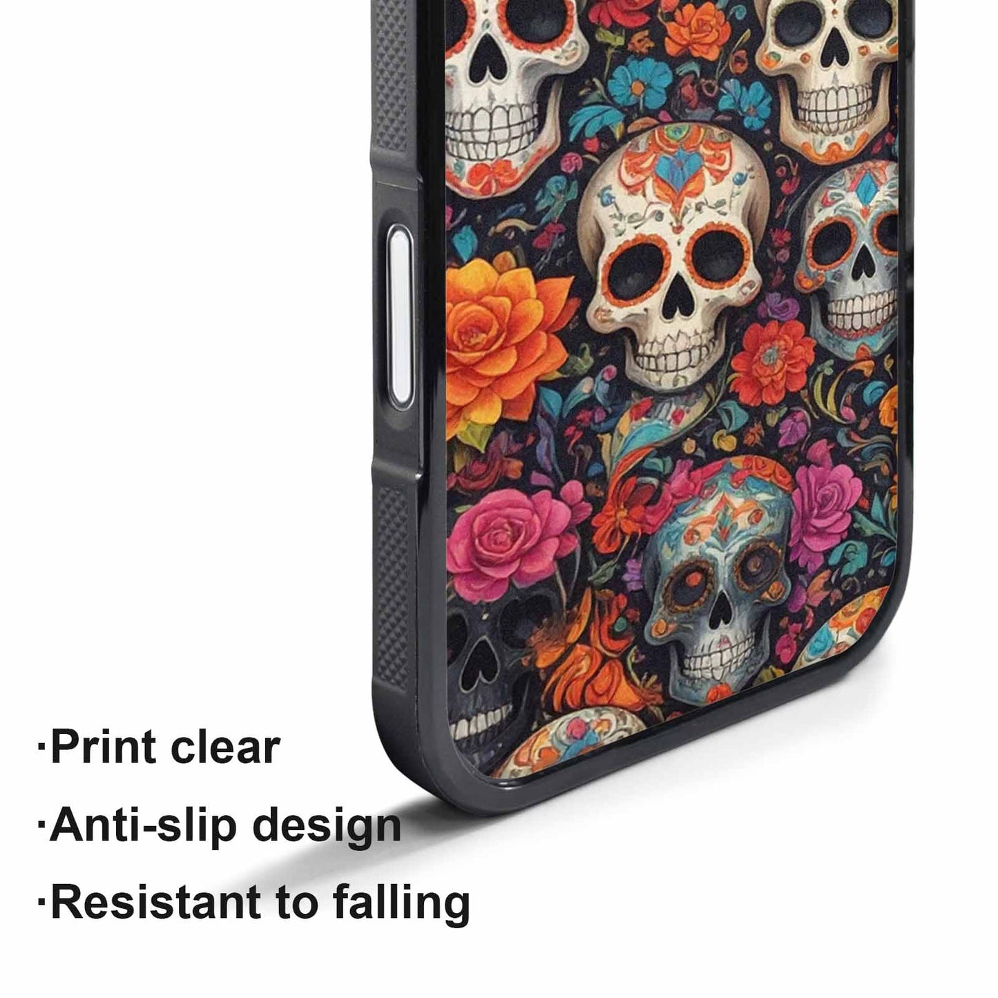 iPhone 17 Air Case — Small Skull Pattern Randomly Varying Gothic, Original Design Phone Case