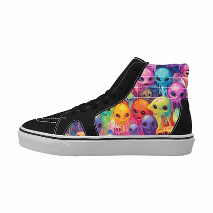 MEN'S Aliens  Tie Dye High Top Canvas Dreamlike Shoes