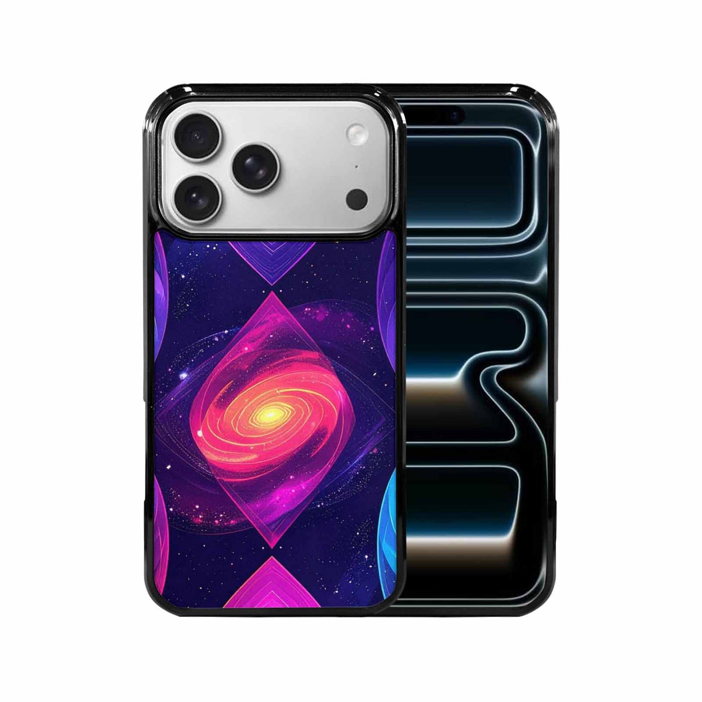 iPhone 17 Pro Max Case — Rose Galaxy Art Seamless Galaxy Space, Custom Art Phone Cover