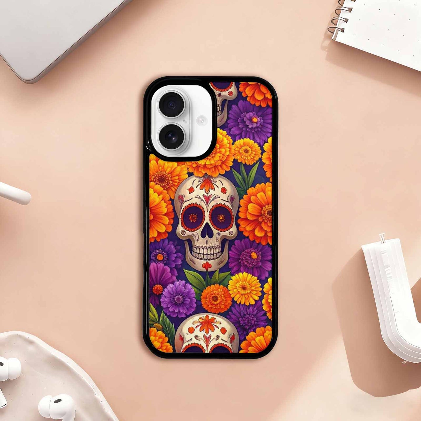 iPhone 17 Case — Skull Dark Art Gothic Print Gothic, Custom Designed Case Cover