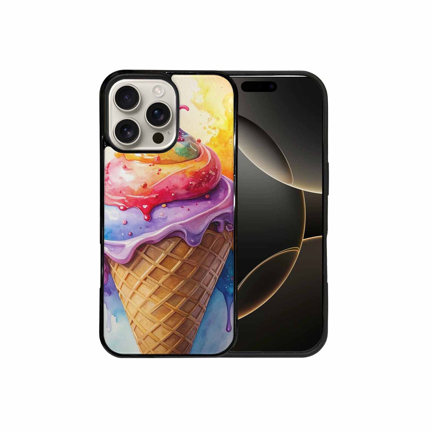 iPhone 16 Pro Max Case — Melting Icecream Collage Custom, Personalized Phone Case