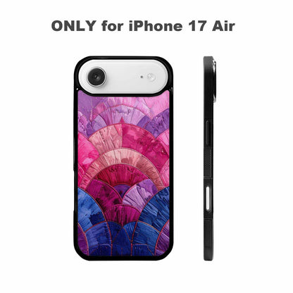 iPhone 17 Air Case — Vivid Camo Bisexual Pride Camo, Custom Art Phone Cover